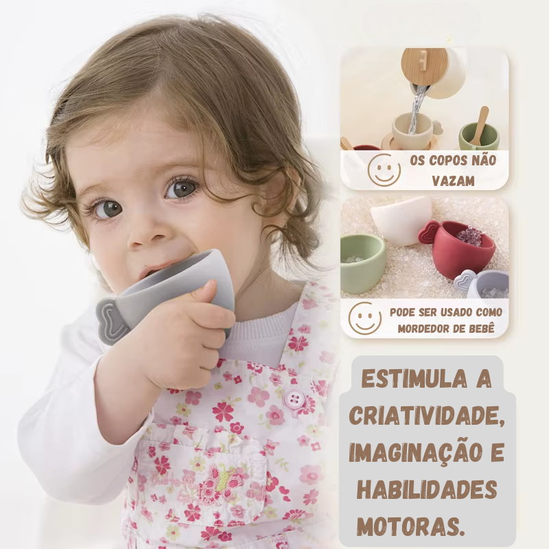 Mini Chá dos Sonhos - Brinquedo Educativo Montessori